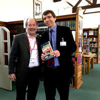 Andrews at his old school King Edward's